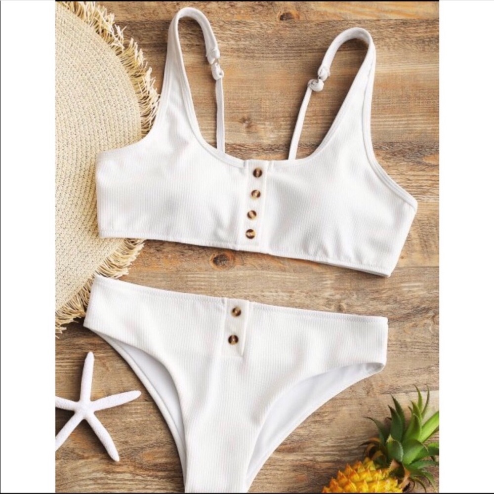 White bikini